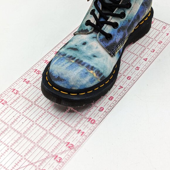 Dr. Martens Multicolor Tie-Dye Combat Boots - Picture 6 of 12